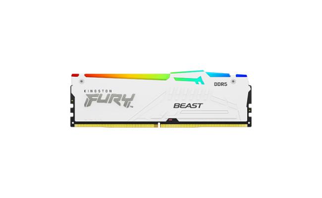 Kingston 32GB 6000MT/s DDR5 CL30 FURY Beast White RGB EXPO